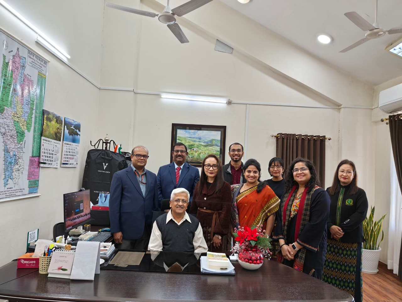 The CBC team visited the Administrative Training Institute (ATI), Mizoram