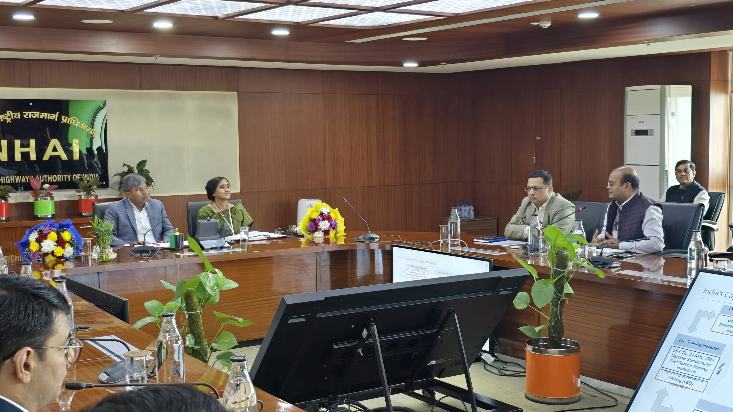 Chairman (NHAI) and Member (Admin)  Capacity Building Commission held a pivotal meeting to strengthen NHAI's workforce