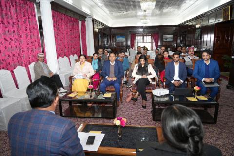 Mission Karmayogi team led by Dr Alka Mittal, Member, Capacity Building Commission called on the Hon'ble Governor of Himachal Pradesh Shri Shiv Pratap Shukla