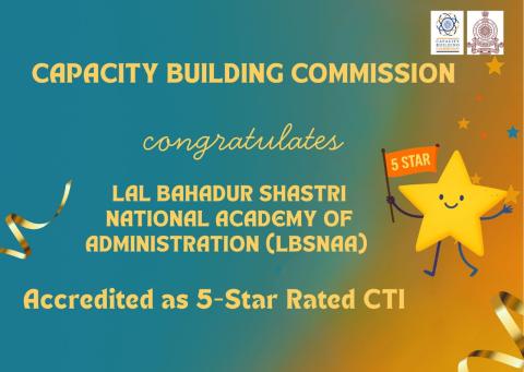 LBSNAA Achieves 5-Star Rating Under NSCSTI 2.0 Framework