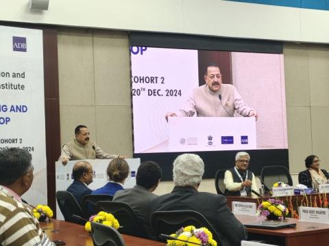 MoS Dr. Jitendra Singh inaugurated the Advanced Case Writing and Teaching Workshop, and launched the Amrit Gyaan Kosh Portal