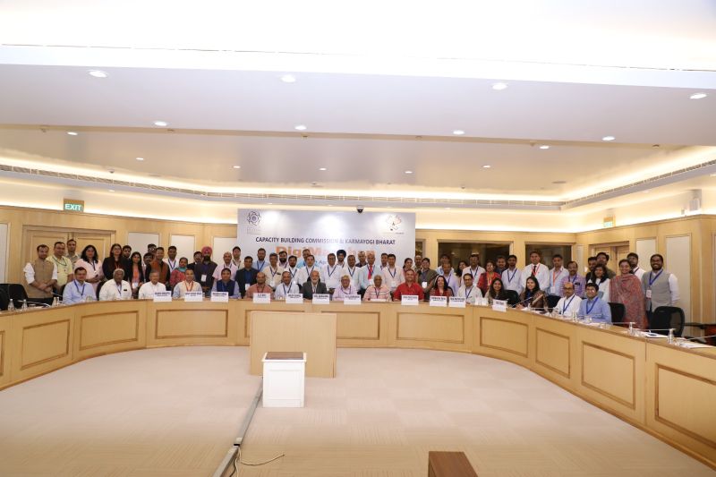 Capacity Building Commission and Karmayogi Bharat jointly hosted ‘DigiManthan’ at Vigyan Bhawan. Event date:16 April 2024