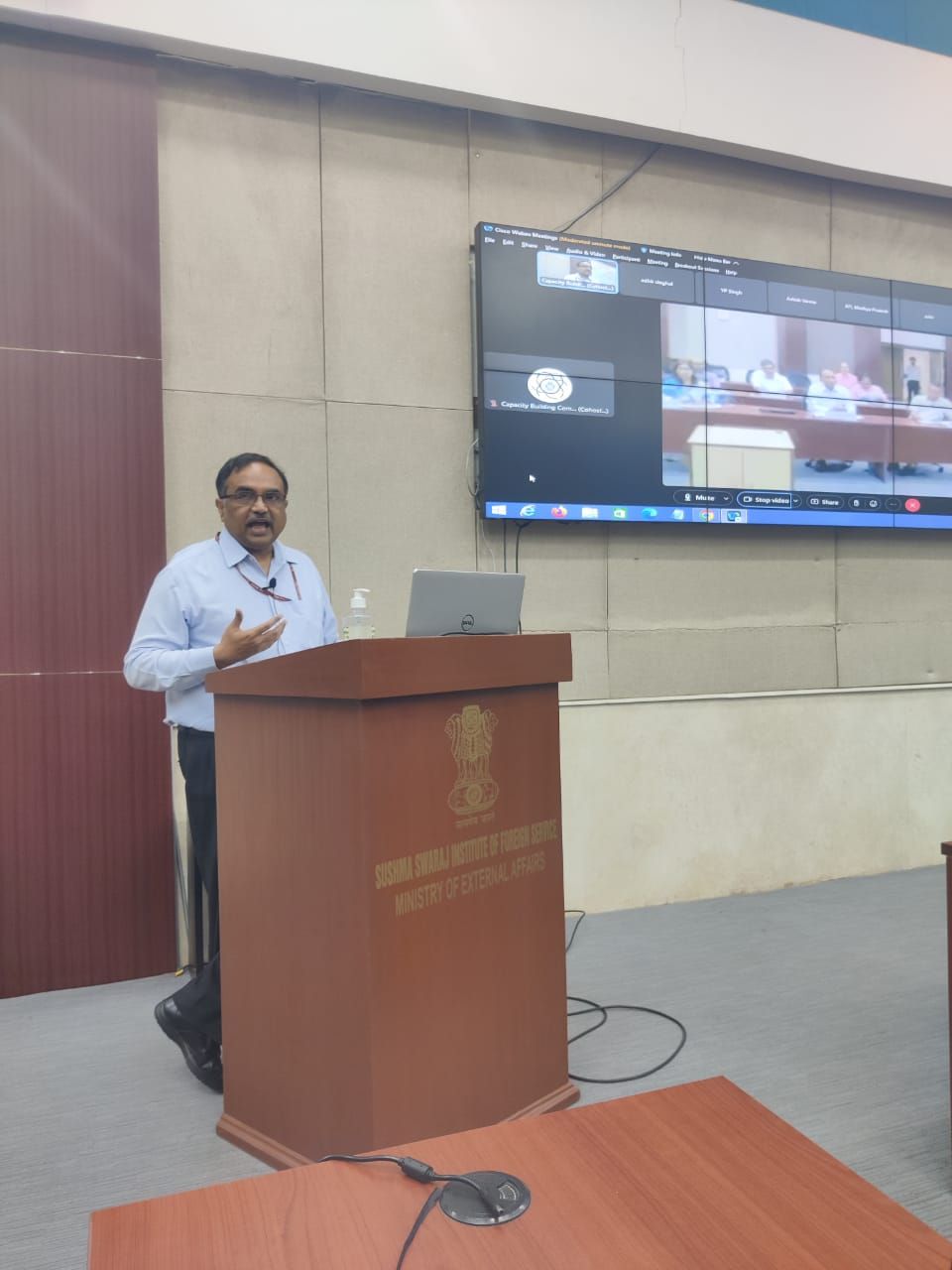 Sushma Swaraj Institute of Foreign Services Workshop