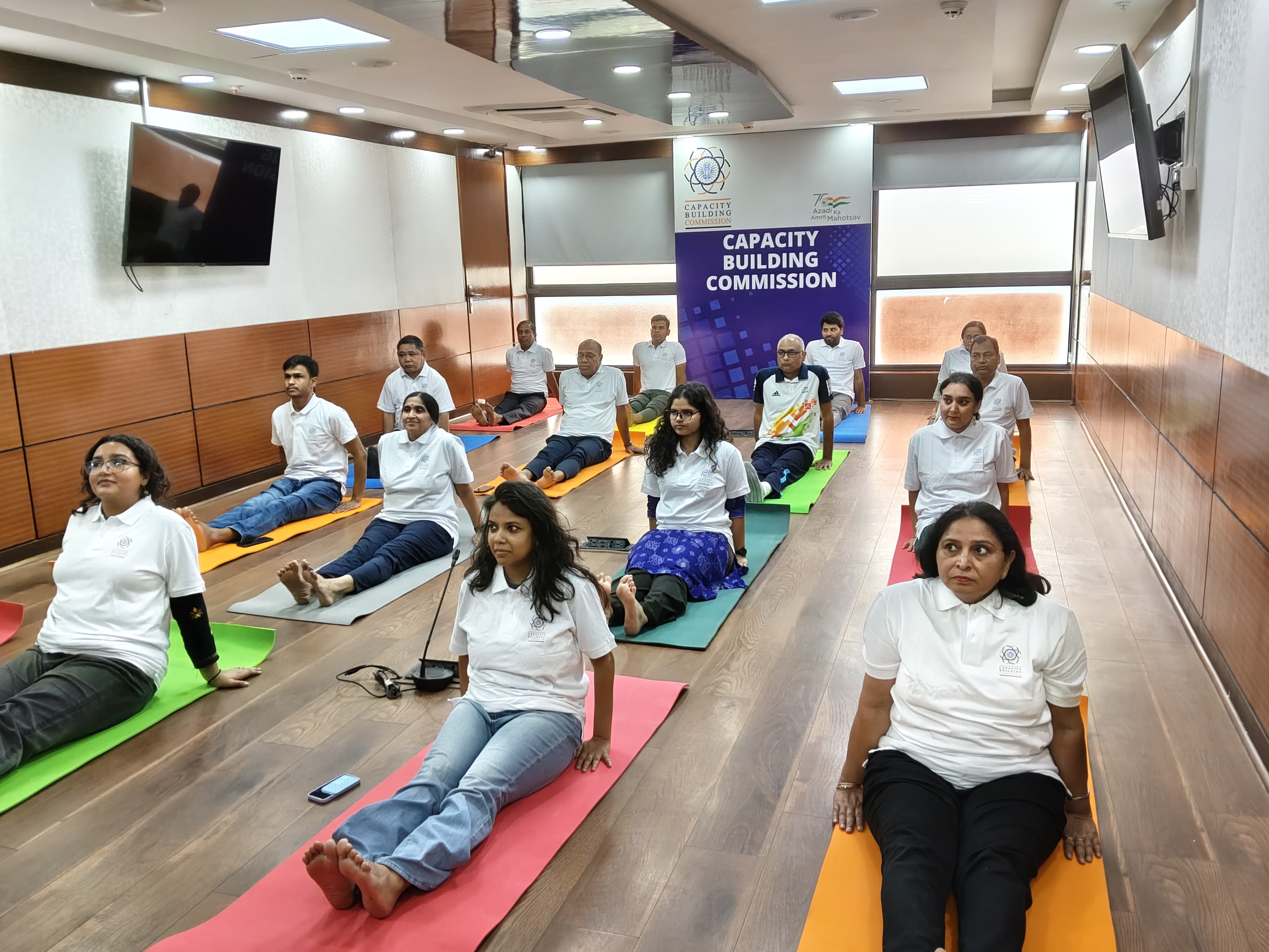 Glimpses of International Yoga Day 2025 Celebrations at Capacity Building Commission(CBC) - Image 2