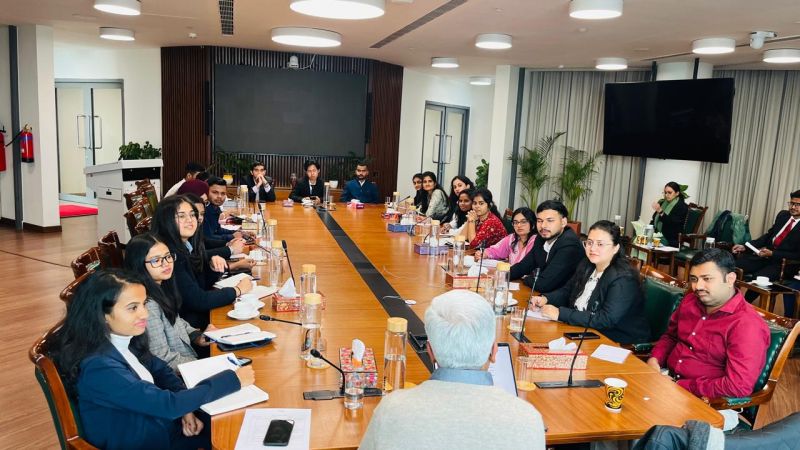 Dr. R. Balasubramaniam, Member-HR, CBC facilitated a Yuva Dialogue between the Hon’ble Finance Minister, Smt. Nirmala Sitharaman, and a diverse group of students - Image 2