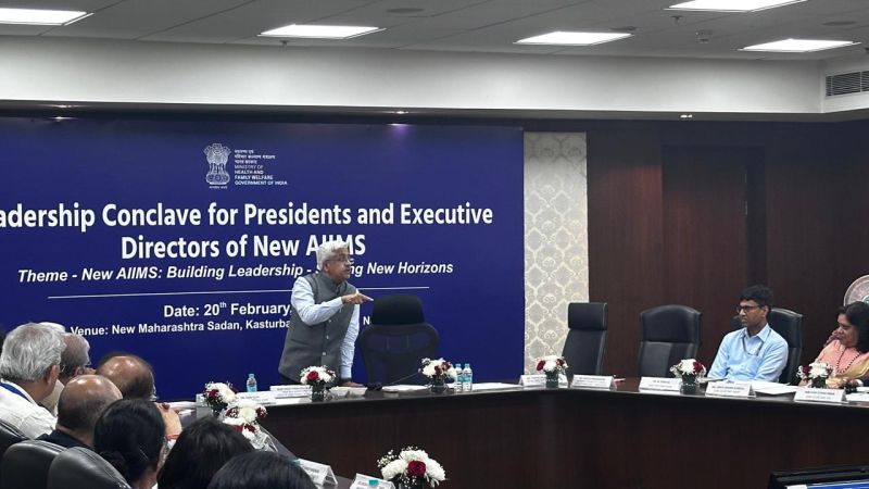 Dr. R. Balasubramaniam, Member–HR, CBC, delivered at session for Presidents and Executive Directors of New AIIMS. - Image 4