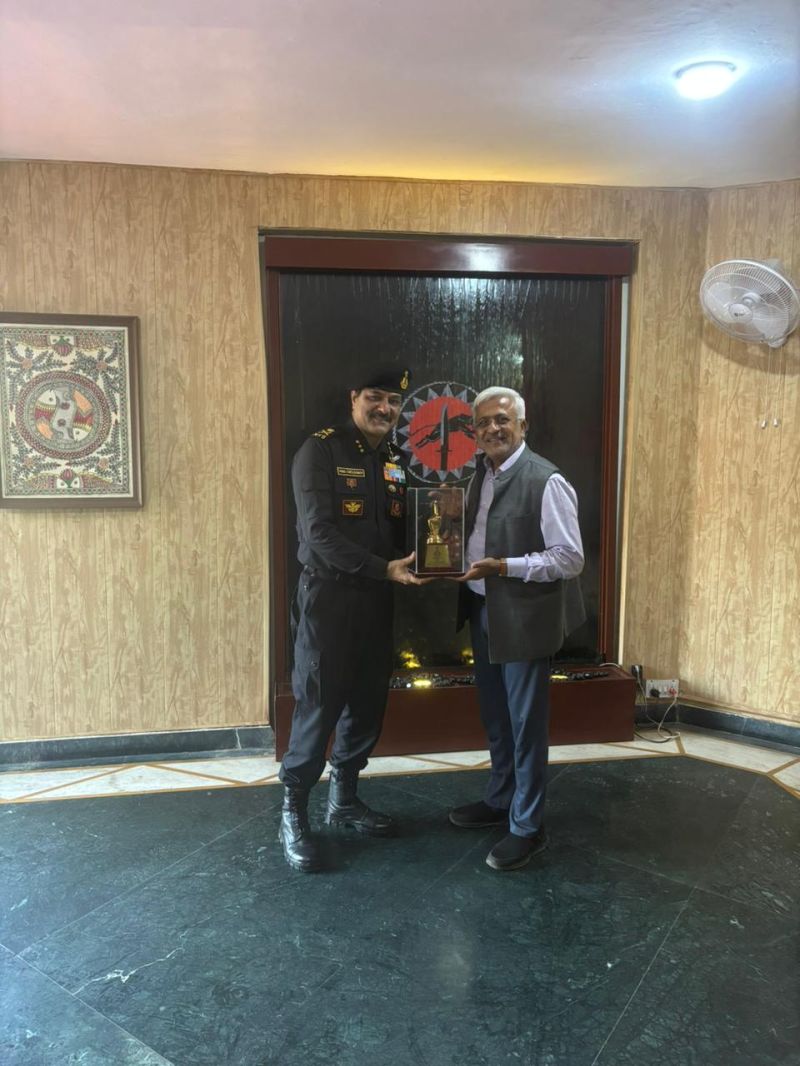 Dr. R. Balasubramaniam, Member-HR, Capacity Building Commission visited the National Security Guard, Manesar.