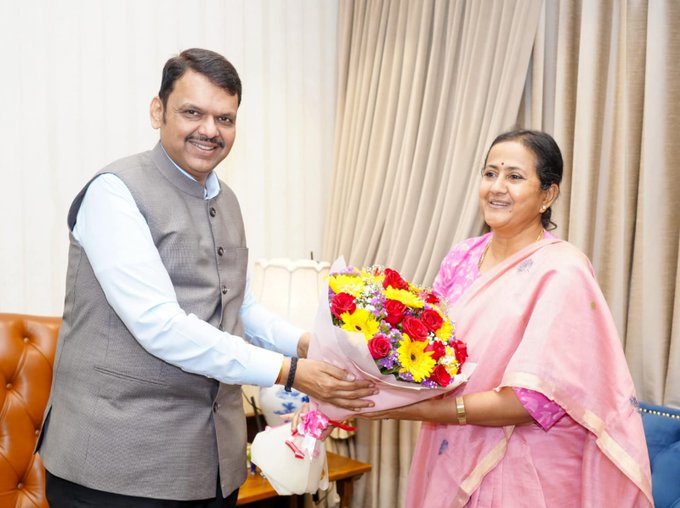 Chairperson, CBC, Ms S. Radha Chauhan met the Chief Minister of Maharashtra, Shri Devendra Fadnavis, in Mumbai - Image 2