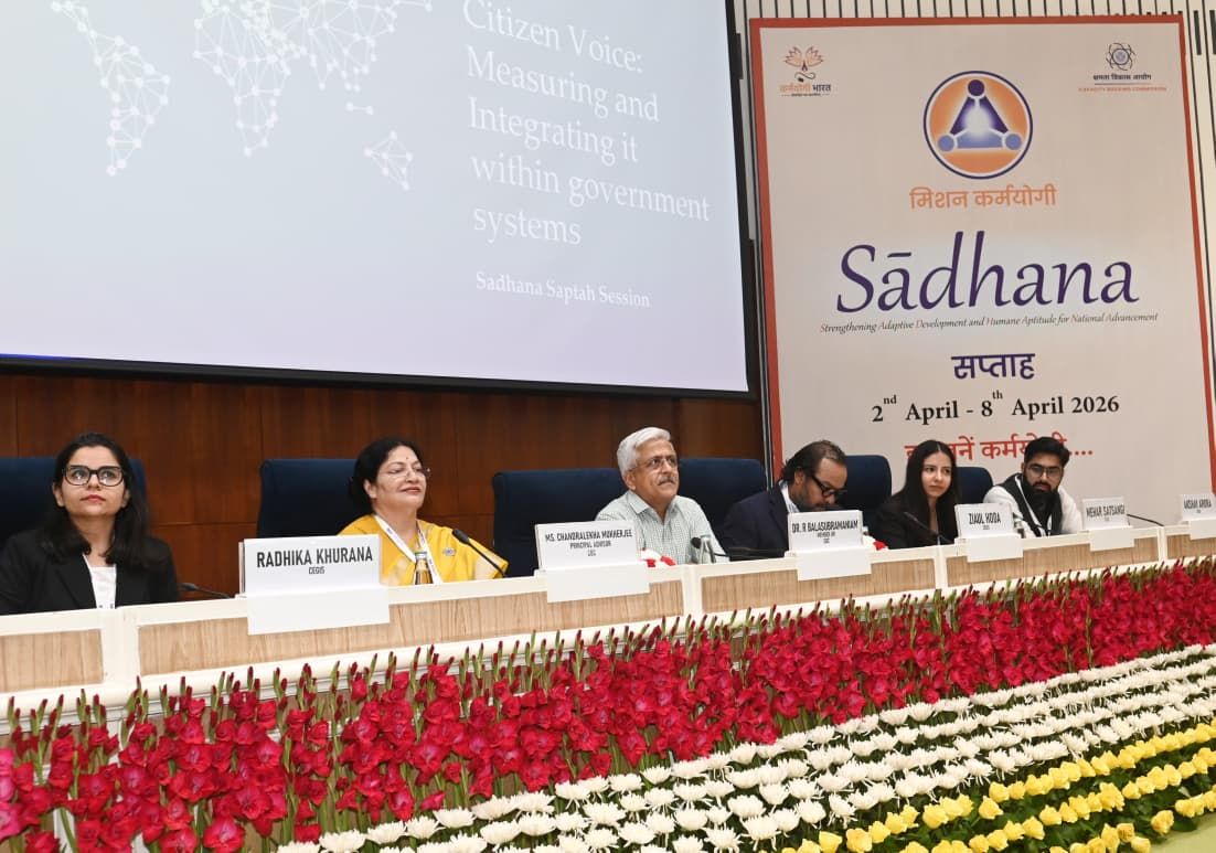 A Samuhik Charcha on “Citizen Voice: Measuring and Integrating it within Government Systems” was organised by the Capacity Building Commission (CBC) in collaboration with CEGIS - Image 2