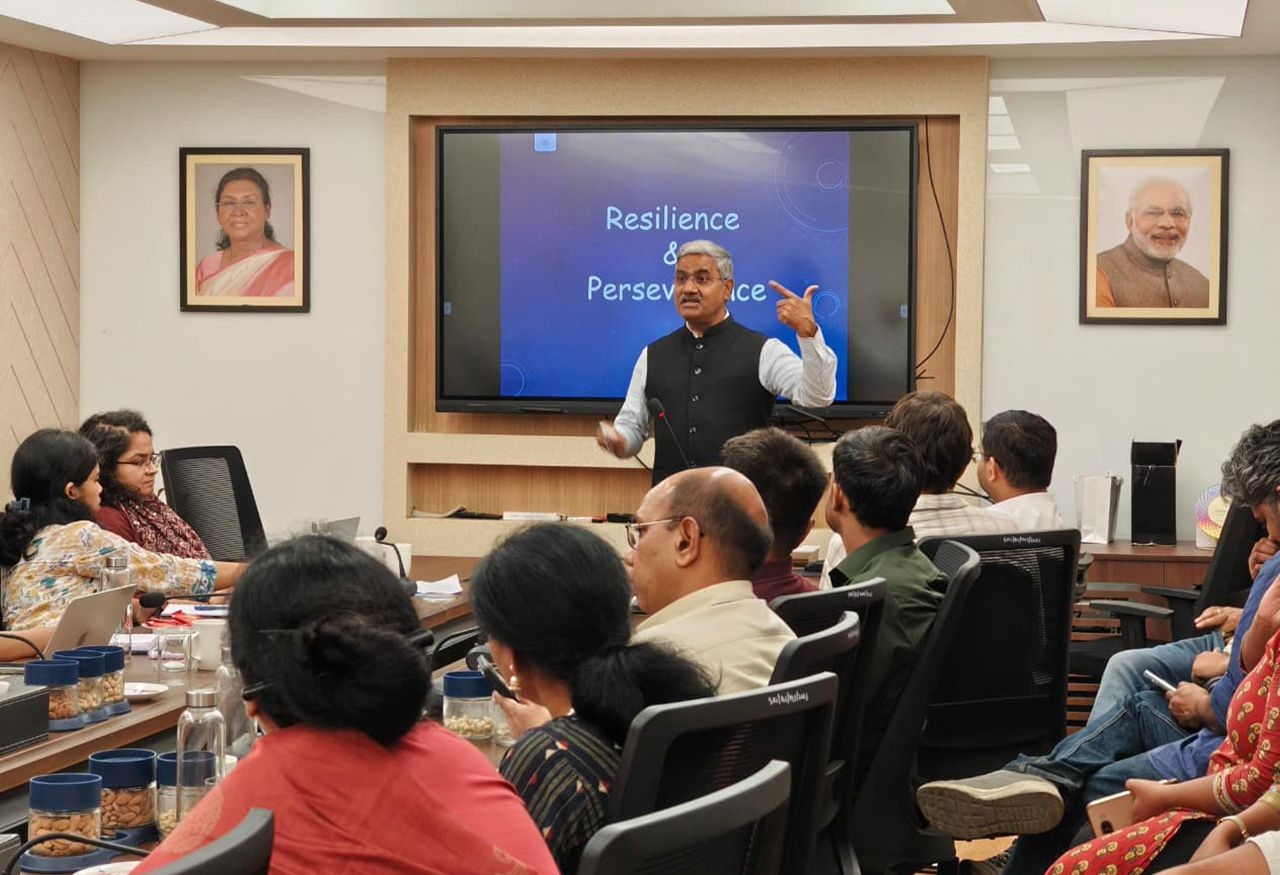 Dr. Debasis Satapathy, Executive Director, NBCC (India) Ltd. delivered an expert lecture on “Lessons from Indian Scriptures on Mentoring and Coaching for Transformational Leadership” - Image 4