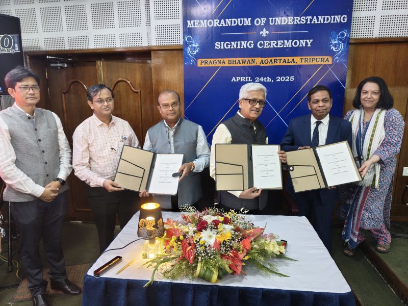 Signing of MoU between Capacity Building Commission (CBC), Karmayogi Bharat and the Government of Tripura Signing of MoU between Capacity Building Commission (CBC), Karmayogi Bharat and the Government of Tripura