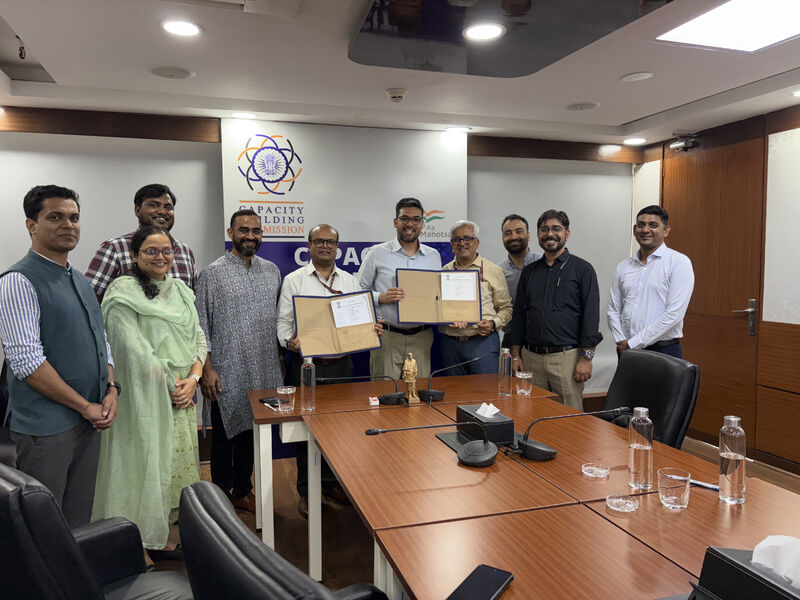 Capacity Building Commission (CBC) has signed a contract with the Kaivalya Education Foundation (KEF) Capacity Building Commission (CBC) has signed a contract with the Kaivalya Education Foundation (KEF)