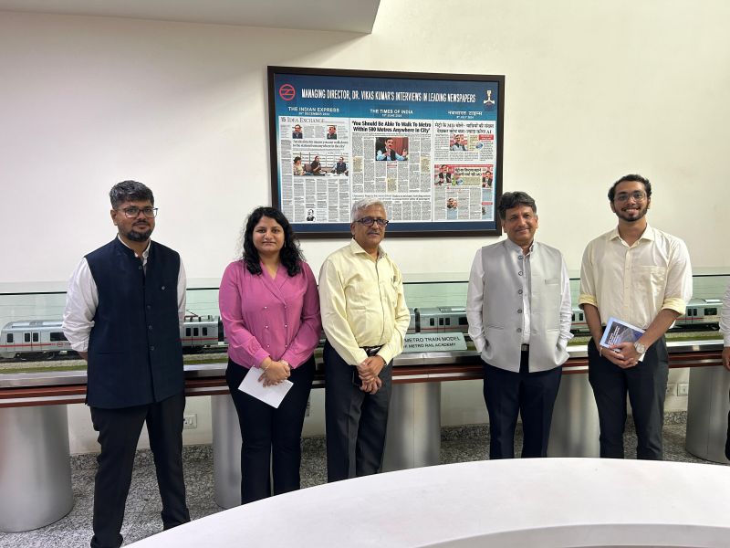 Dr. R Balasubramaniam, Member–HR, CBC, visited the DMRC Academy to engage with the institution and gain insights into its training approach Dr. R Balasubramaniam, Member–HR, CBC, visited the DMRC Academy to engage with the institution and gain insights into its training approach