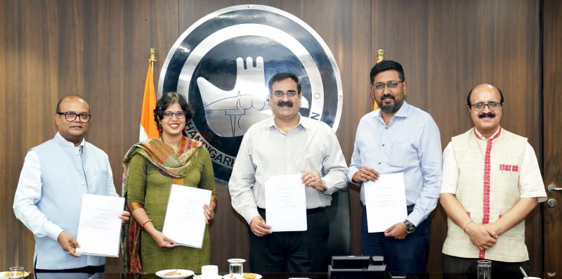 MoU was signed between the Capacity Building Commission (CBC), Karmayogi Bharat, and the Union Territory of Chandigarh MoU was signed between the Capacity Building Commission (CBC), Karmayogi Bharat, and the Union Territory of Chandigarh