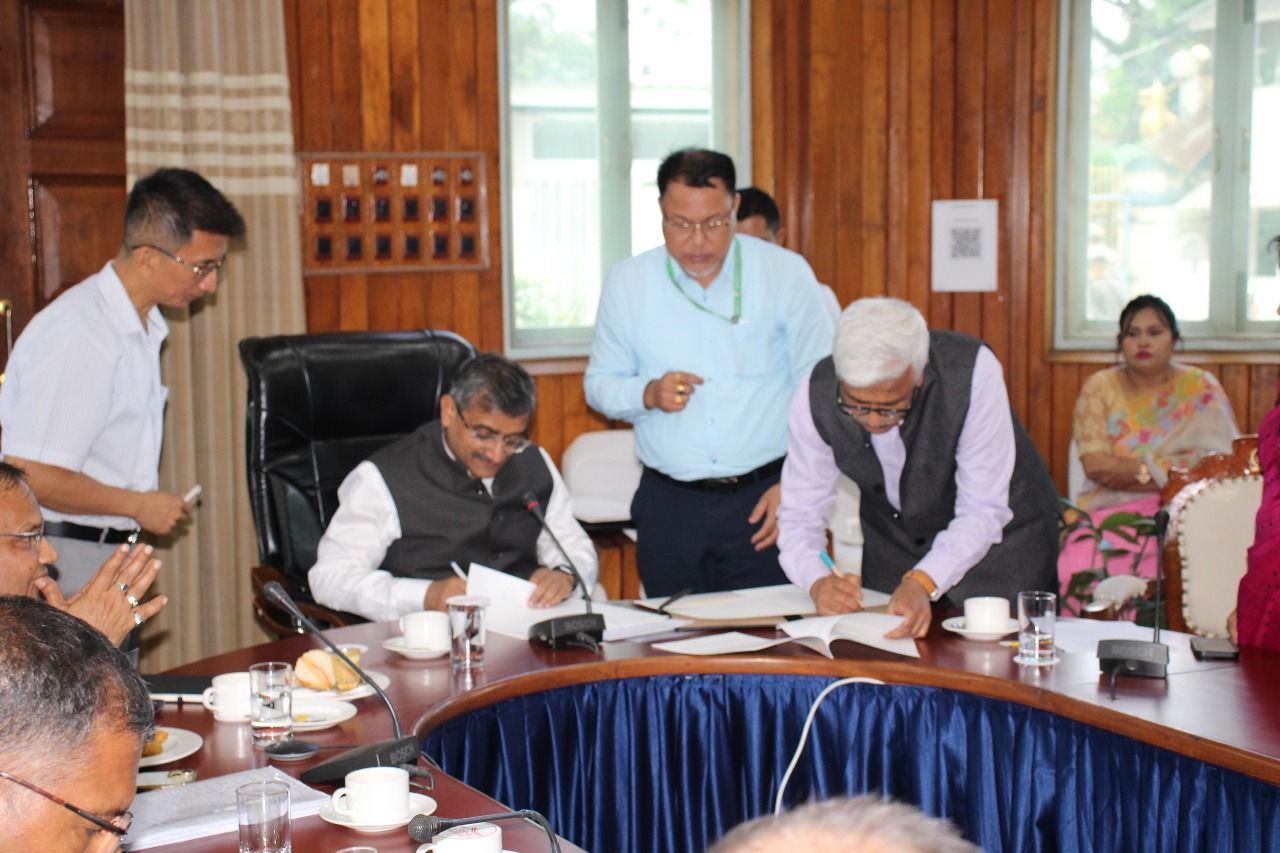 A tripartite Memorandum of Understanding (MoU) was signed between the Capacity Building Commission (CBC), Karmayogi Bharat, and the Government of Manipur