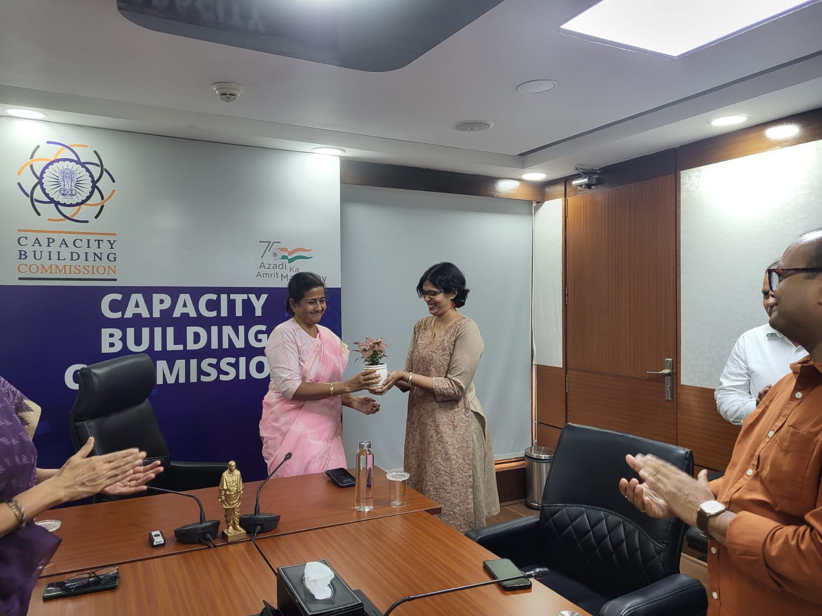 Team CBC bid farewell to Ms. V. Lalithalakshmi, Secretary, Capacity Building Commission and CEO, Karmayogi Bharat.