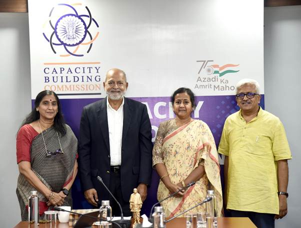 Mrs. S. Radha Chauhan assumes charge as Chairperson, Capacity Building Commission