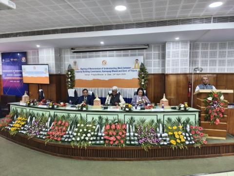 Signing of MoU between Capacity Building Commission (CBC), Karmayogi Bharat and the Government of Tripura