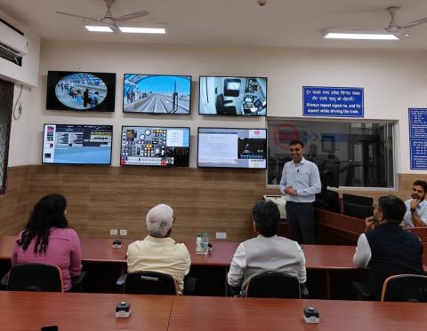 Dr. R Balasubramaniam, Member–HR, CBC, visited the DMRC Academy to engage with the institution and gain insights into its training approach