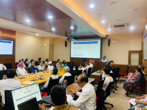 S P Roy, Joint Secretary, Capacity Building Commission conducted an enlightening session on Mission Karmayogi