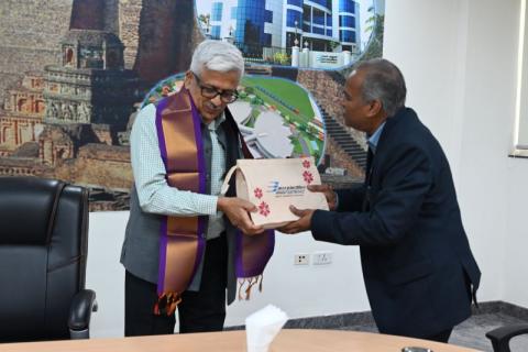 Dr. R Balasubramaniam, Member (HR), Capacity Building Commission (CBC), visited the BEL Academy for Excellence, Bengaluru