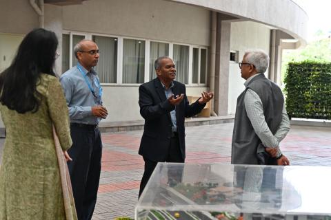 Dr. R Balasubramaniam, Member (HR), Capacity Building Commission (CBC), visited the BEL Academy for Excellence, Bengaluru