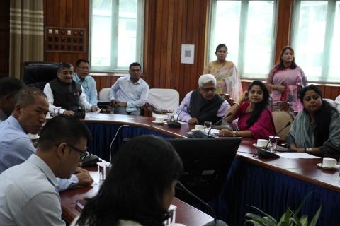 A tripartite Memorandum of Understanding (MoU) was signed between the Capacity Building Commission (CBC), Karmayogi Bharat, and the Government of Manipur