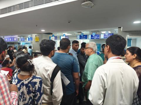 Dr. R Balasubramaniam, Member HR, Capacity Building Commission, and the team visited AIIMS, Delhi