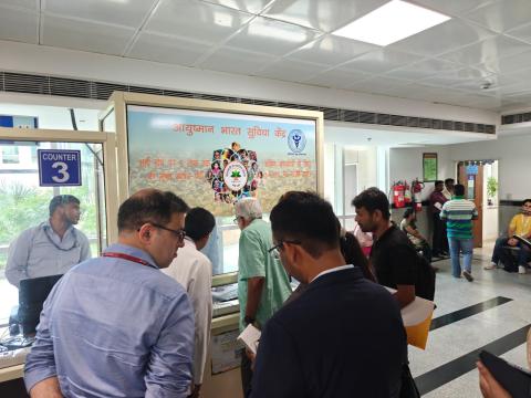 Dr. R Balasubramaniam, Member HR, Capacity Building Commission, and the team visited AIIMS, Delhi