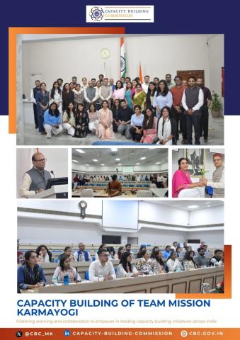 Capacity Building Commission (CBC), in collaboration with Lal Bahadur Shastri National Academy of Administration (LBSNAA) and Karmayogi Bharat, organized a workshop Capacity Building Commission (CBC), in collaboration with Lal Bahadur Shastri National Academy of Administration (LBSNAA) and Karmayogi Bharat, organized a workshop