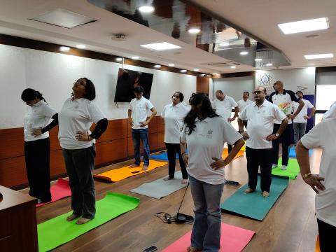 Yoga Day Celebration at CBC