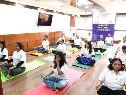 Yoga Day Celebration at CBC