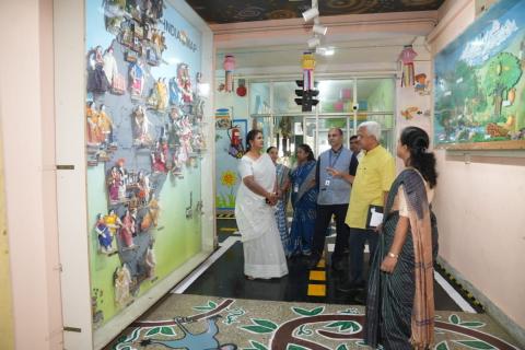 Member (HR), Capacity Building Commission, Dr. R Balasubramaniam visited All India Institute of Speech and Hearing (AIISH), Mysore