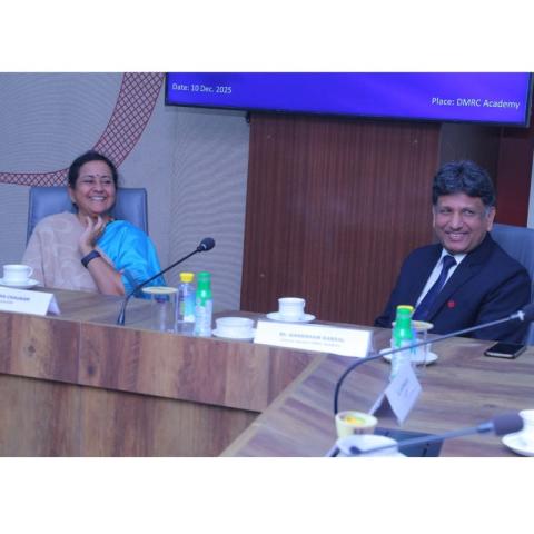 Ms. S. Radha Chauhan, Chairperson, Capacity Building Commission visited Delhi Metro Rail Corporation (DMRC) Academy