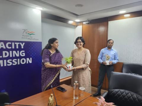 Team CBC bid farewell to Ms. V. Lalithalakshmi, Secretary, Capacity Building Commission and CEO, Karmayogi Bharat.