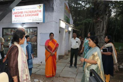 Smt. S. Radha Chauhan, Chairperson - Capacity Building Commission (CBC) and Smt. Santhi Kumari, Vice Chairperson & Director General - Dr. Marri Channa Reddy Human Resource Development Institute of Telangana (MCRHRDIT) held an interaction