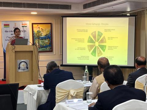 Ms. S. Radha Chauhan, Chairperson, Capacity Building Commission, addressed the Senior Civil Servants of Republic of Mauritius