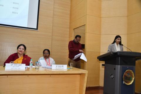 A pre-workshop discussion was held in the presence of Smt. Chandralekha Mukherjee, Principal Advisor, Capacity Building Commission, and Shri Sachin Sinha