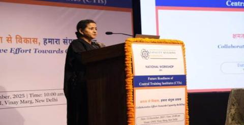 Chairperson CBC Ms S Radha Chauhan emphasised that Training Institutes need to stand out to meet the bigger challenges, adding that they need to reimagine, revamp and re-define their roles in ever evolving training eco-system.