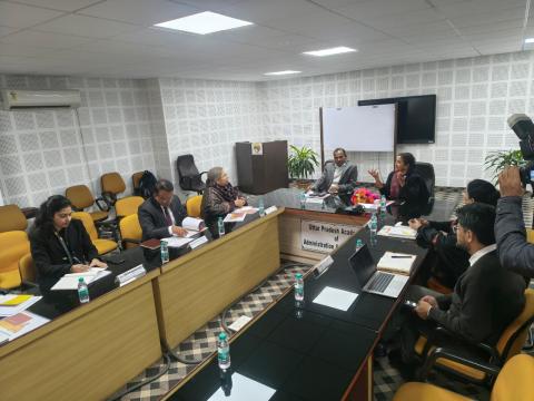 Chairperson CBC, Ms S Radha Chauhan, visited @upacademyup & held detailed discussions with institute leadership