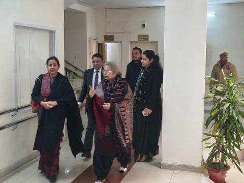 Chairperson CBC, Ms S Radha Chauhan, visited @upacademyup & held detailed discussions with institute leadership