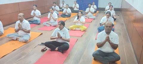 Yoga Day Celebration at CBC