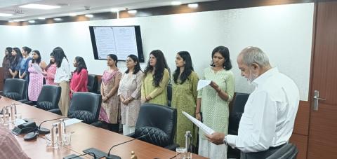 Pledge taking ceremony on Swachh Bharat Campaign at CBC