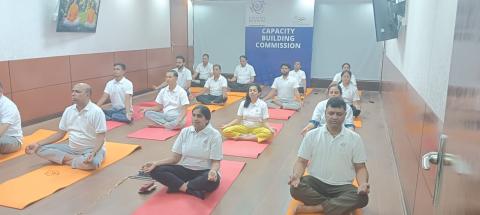 Yoga Day Celebration at CBC